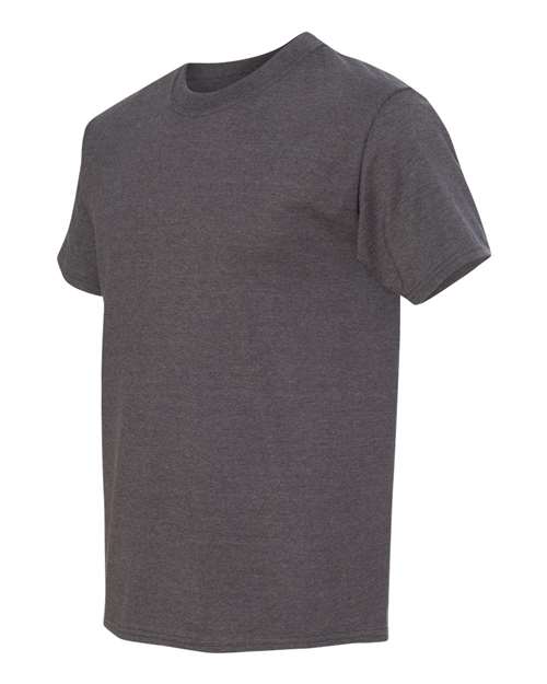 Hanes 518T Charcoal Heather — side