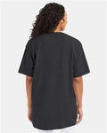 Hanes 518T Charcoal Heather — on model back