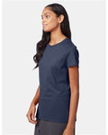 Hanes SL04 Navy — on model side