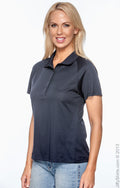 Women's Polytech Mesh Insert Polo - Navy