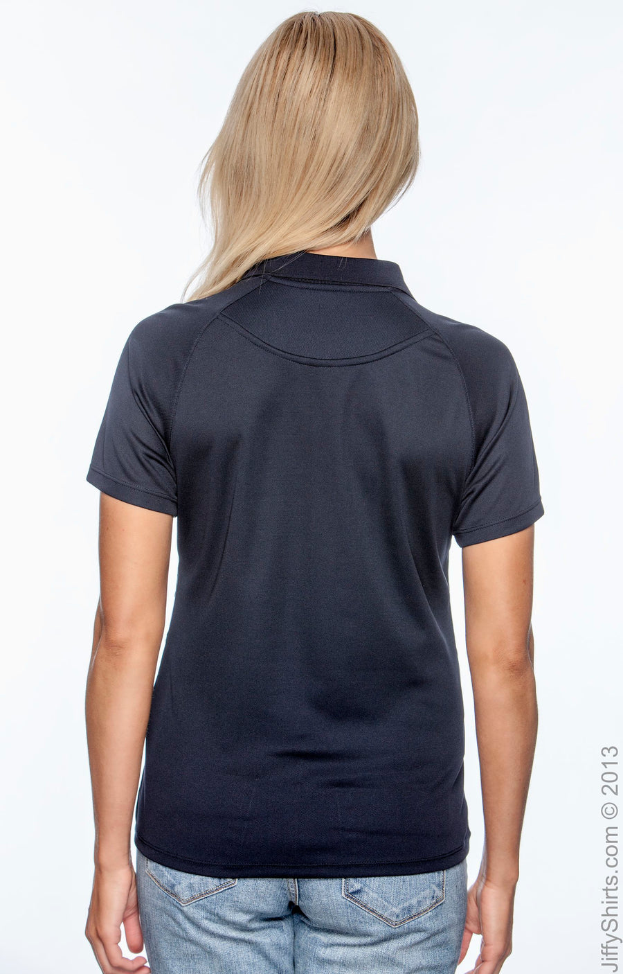 Women's Polytech Mesh Insert Polo - Navy