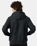 Champion S101 Charcoal Heather — on model back