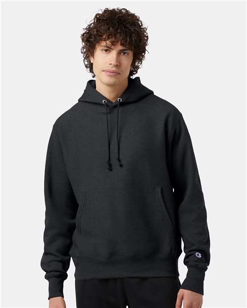 Champion S101 Charcoal Heather — on model front