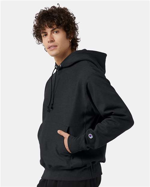 Champion S101 Charcoal Heather — on model side