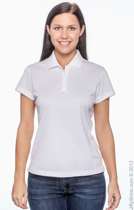 Women's climalite Basic Short-Sleeve Polo - White