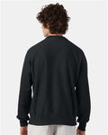 Champion S149 Charcoal Heather — on model back
