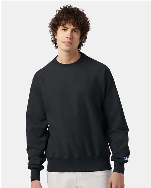 Champion S149 Charcoal Heather — on model front