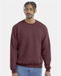 Champion S600 Maroon Heather — on model front