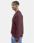 Champion S600 Maroon Heather — on model side