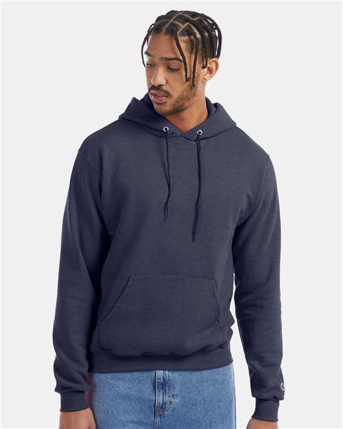 Champion S700 Navy Heather — on model front