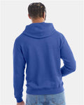 Champion S700 Royal Blue Heather — on model back