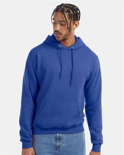 Champion S700 Royal Blue Heather — on model front