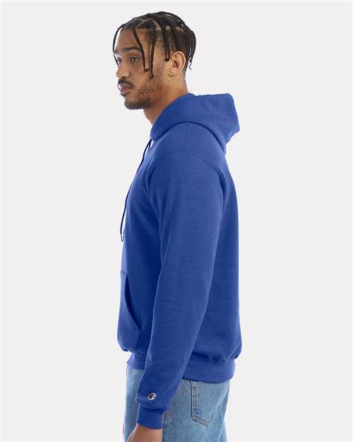 Champion S700 Royal Blue Heather — on model side