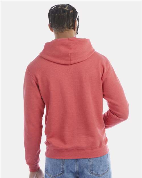Champion S700 Scarlet Heather — on model back