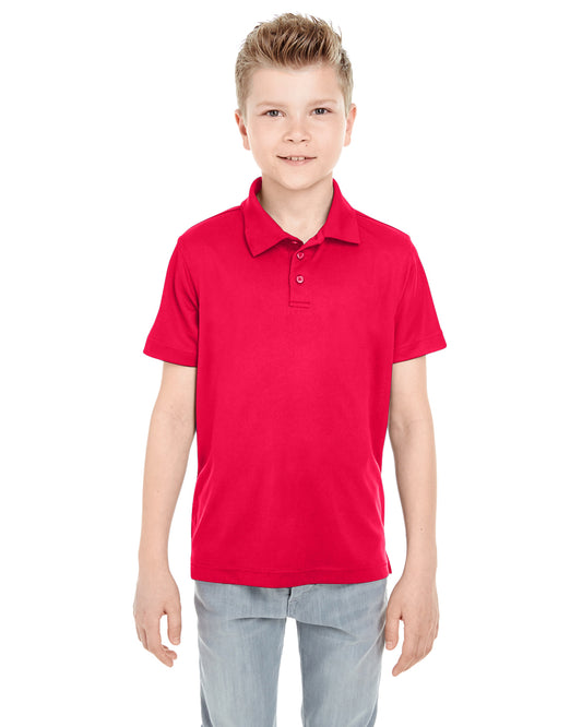 Youth Cool & Dry Mesh Piqué Polo - Red