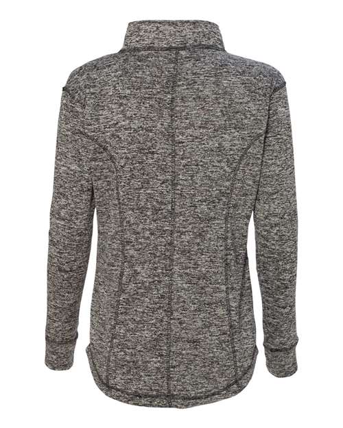J. America 8617 Charcoal Fleck/ Fire Coral — back