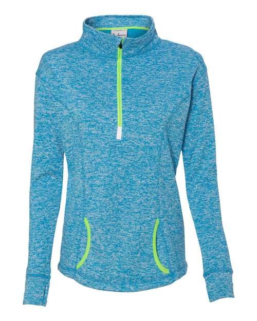 J. America 8617 Electric Blue/ Neon Green — front
