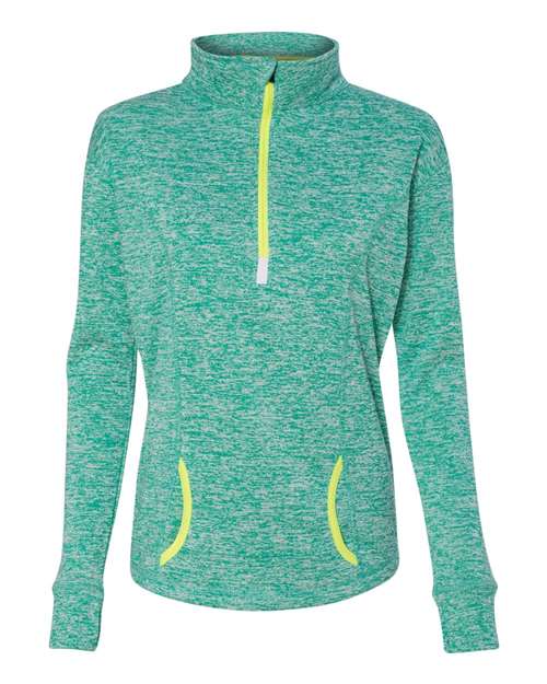 J. America 8617 Emerald/ Neon Yellow — front