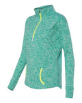 J. America 8617 Emerald/ Neon Yellow — side