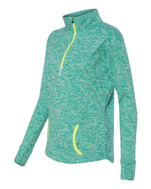 J. America 8617 Emerald/ Neon Yellow — side