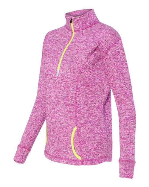J. America 8617 Magenta/ Neon Yellow — side