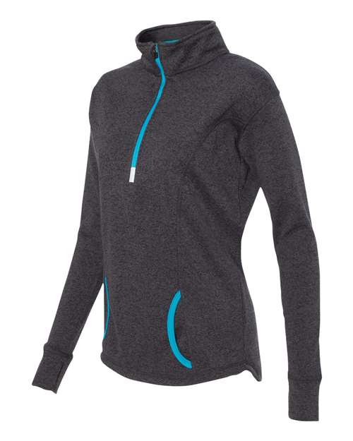 J. America 8617 Onyx Fleck/ Electric Blue — side