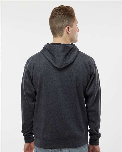 J. America 8613 Onyx Fleck — on model back