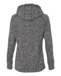 J. America 8616 Charcoal Fleck/ Fire Coral — back
