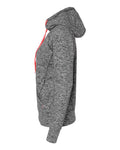 J. America 8616 Charcoal Fleck/ Fire Coral — direct side