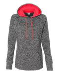 J. America 8616 Charcoal Fleck/ Fire Coral — front
