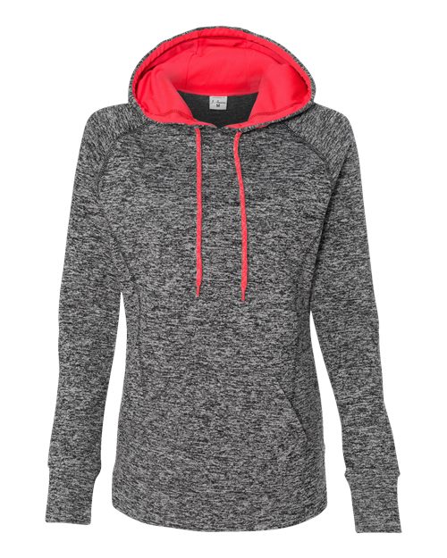 J. America 8616 Charcoal Fleck/ Fire Coral — front