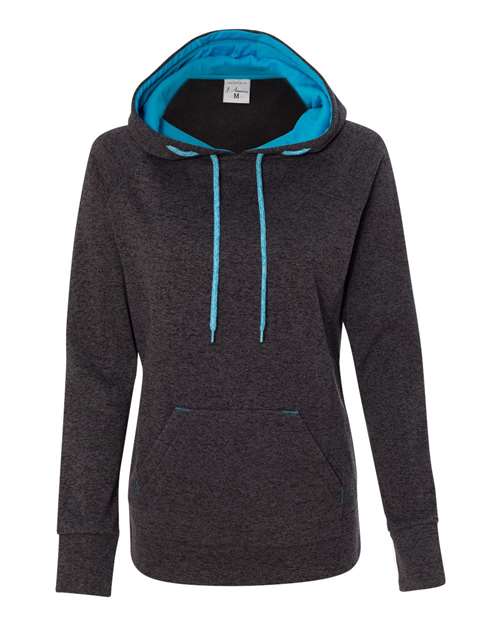 J. America 8616 Onyx Fleck/ Electric Blue — front