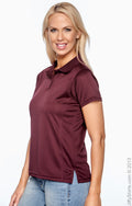 Women's Polytech Polo - Maroon