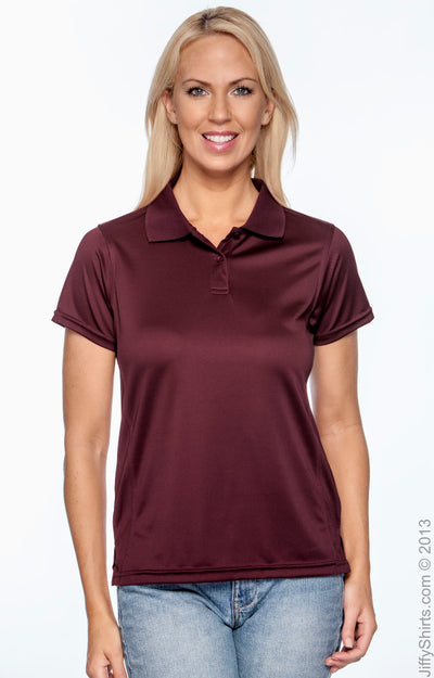 Women's Polytech Polo - Maroon