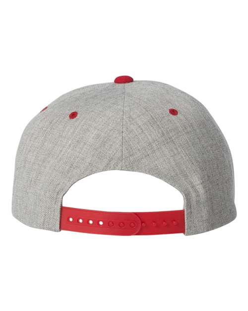 YP Classics 6089M Heather Grey/ Red — back