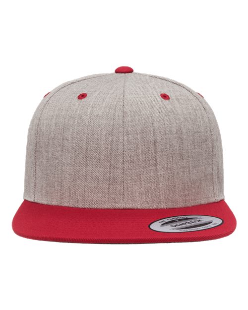 YP Classics 6089M Heather Grey/ Red — front