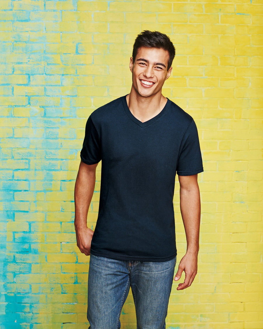 Unisex Very Important Tee V-Neck - Black