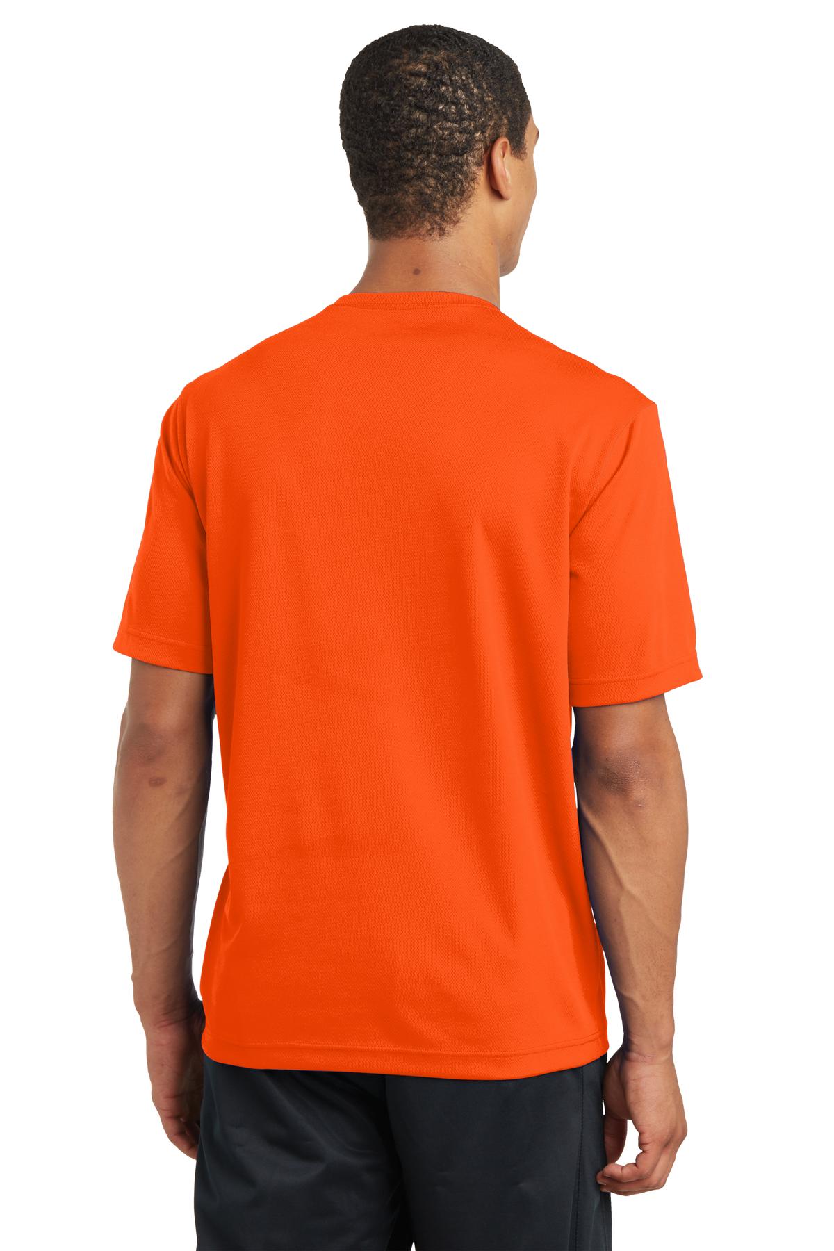 Unisex PosiCharge RacerMesh Tee - Neon Orange