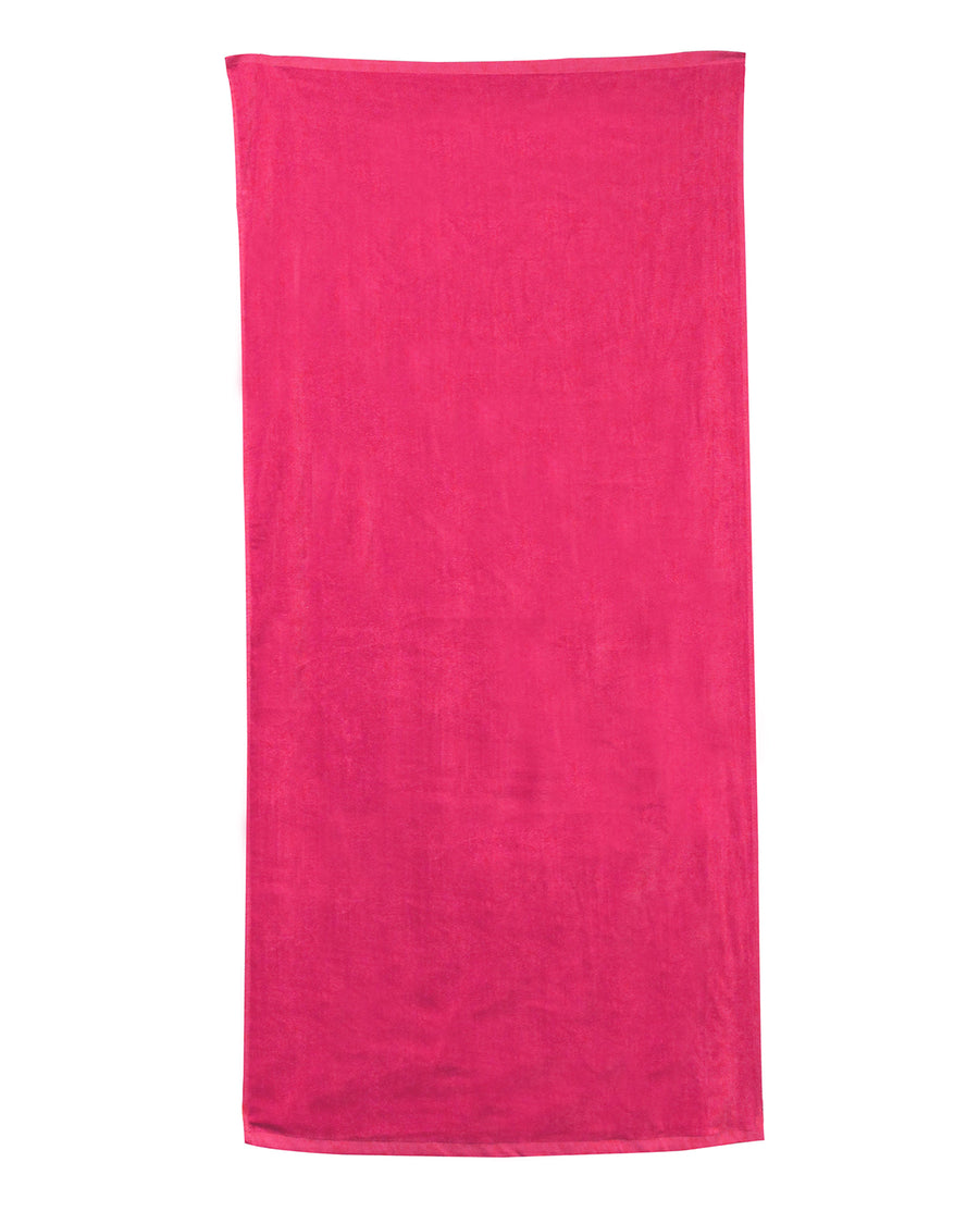 Classic Beach Towel - Hot Pink