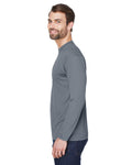 Unisex Cool & Dry Sport Long-Sleeve Performance Interlock T-Shirt - Charcoal