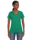Anvil 88VL - Women's Lightweight V-Neck T-Shirt - Heather Green
