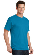 Unisex Core Cotton Tee - Neon Blue
