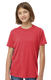 Tultex 0265TC - Youth Poly-Rich Tee - Heather Red