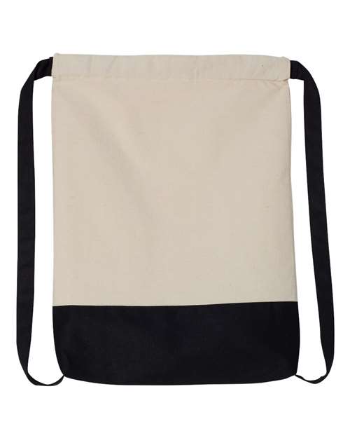 Liberty Bags 8876 Natural/ Navy — front