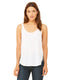 Bella + Canvas B8802 - Women's Flowy Side Slit Tank - White Slub