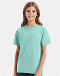 Hanes 5450 Clean Mint — on model front
