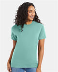 Hanes 5180 Clean Mint — on model front
