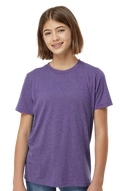 Youth Poly-Rich Tee - Heather Purple