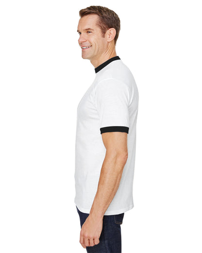 50/50 Ringer T-Shirt - White / Black
