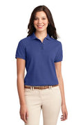 Women's Silk Touch Polo - Med Blue